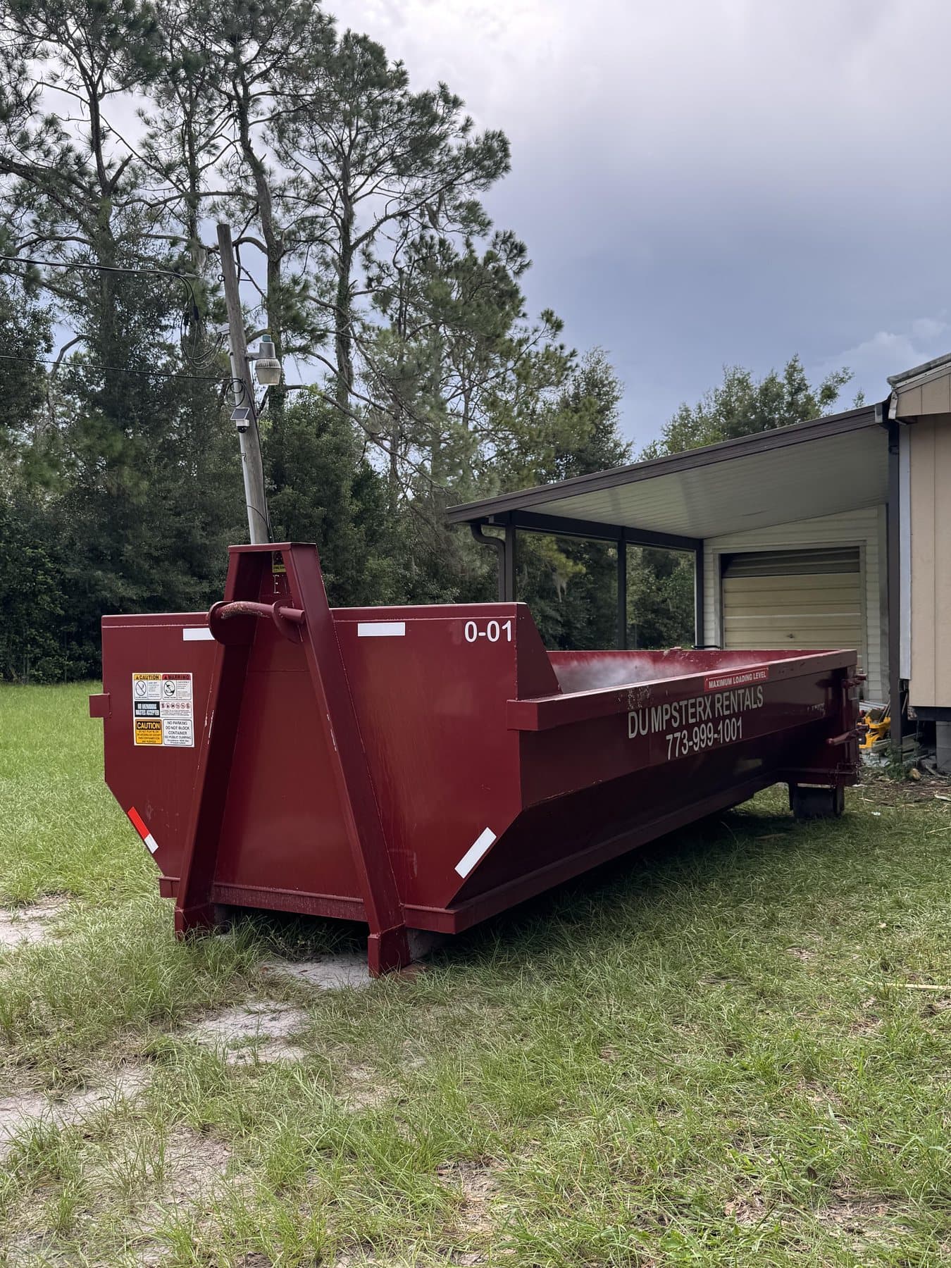 10 yard DumpsterX roll-off dumpster